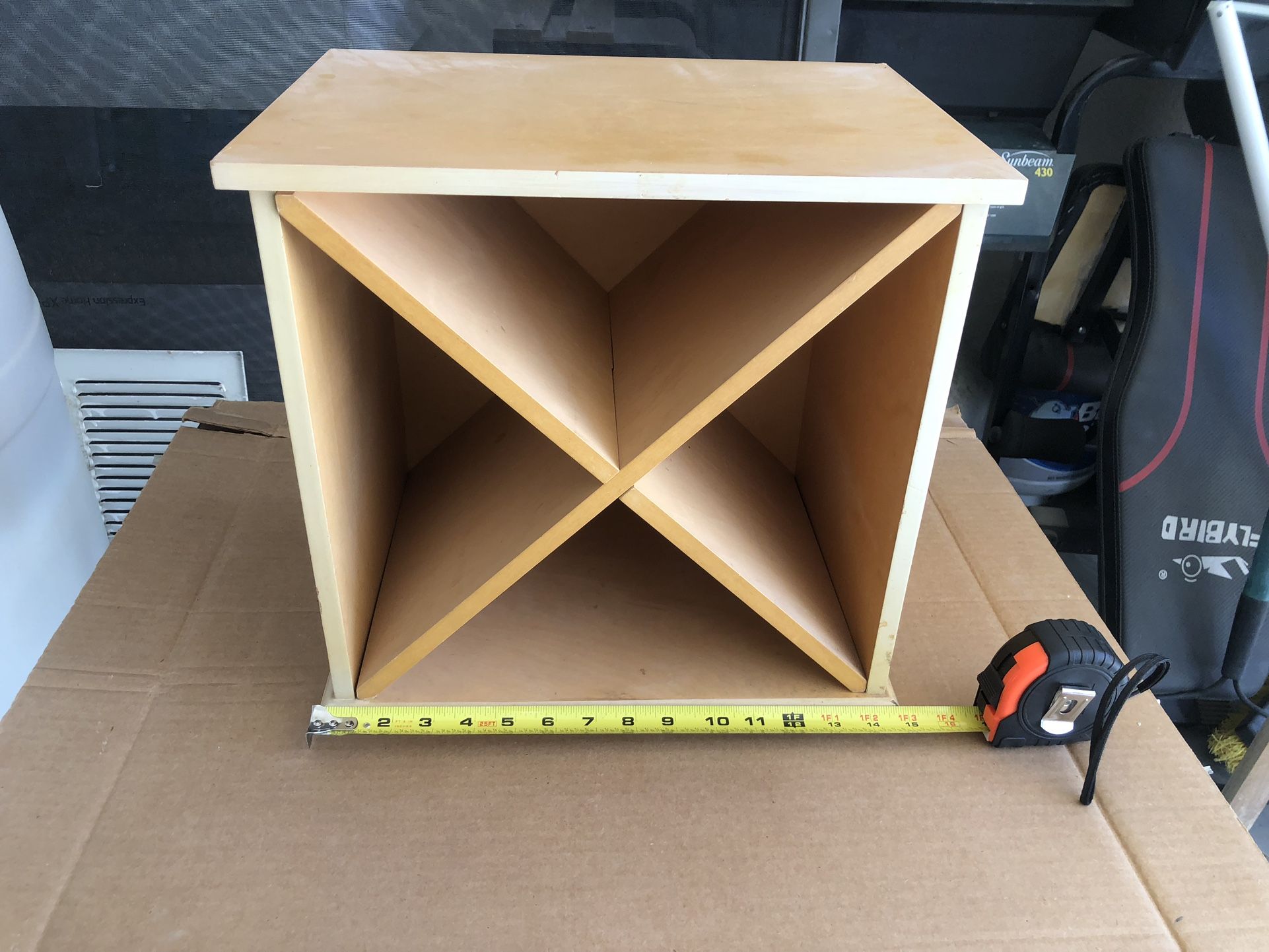 Storage Cube For Wine Or Towels