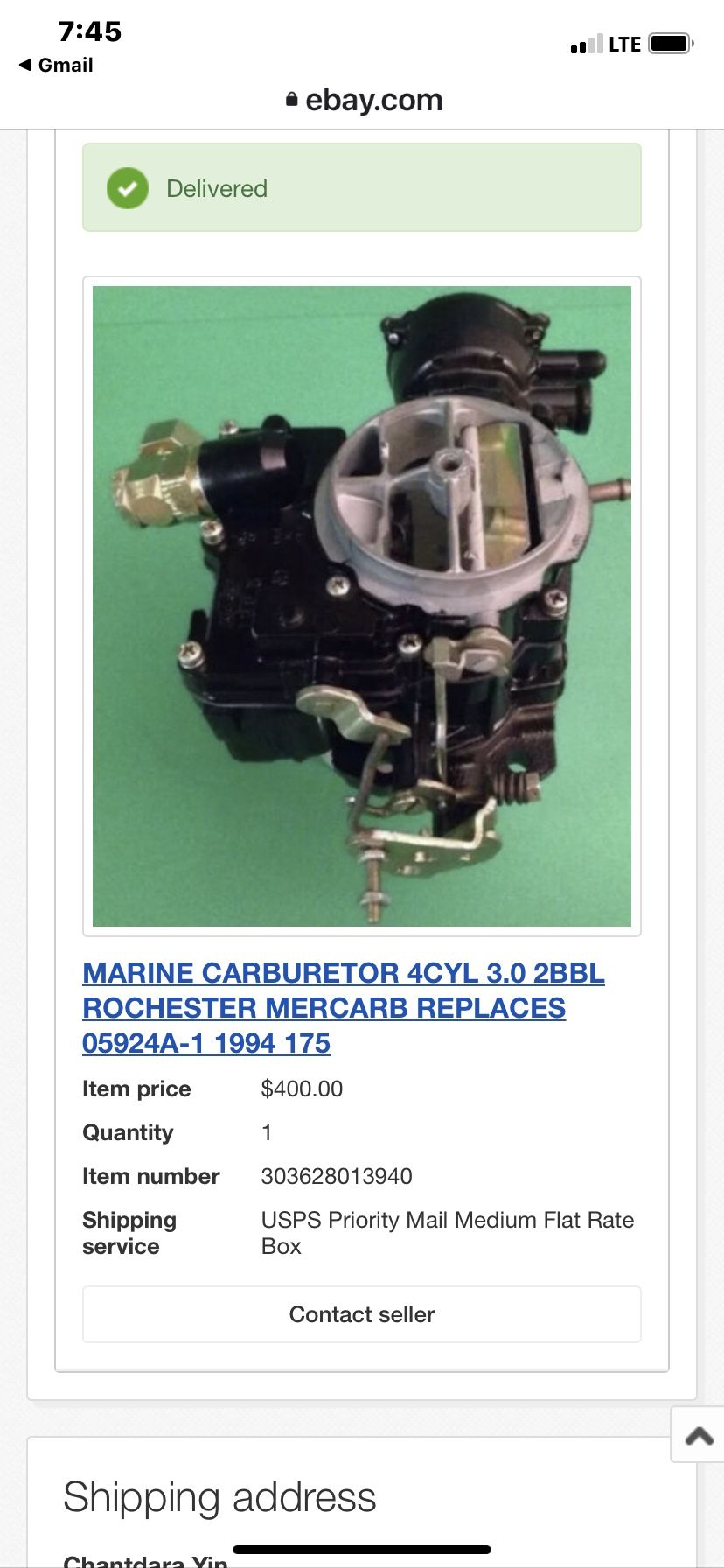 Marine Carburetors 