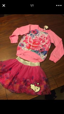 Girls Hello kitty set size 6