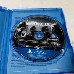 PlayStation 4 Rainbow Six Siege 