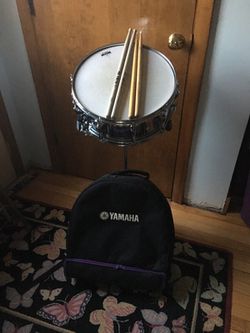 2 Steel Snare Drums w/ Stands