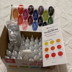 New 32 Colors Tie Dye DIY Kit