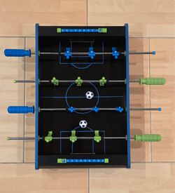 Tabletop Foosball, neon edition