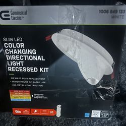 Commercial Electric Slime Led Color Changing Directional Light recessed 
