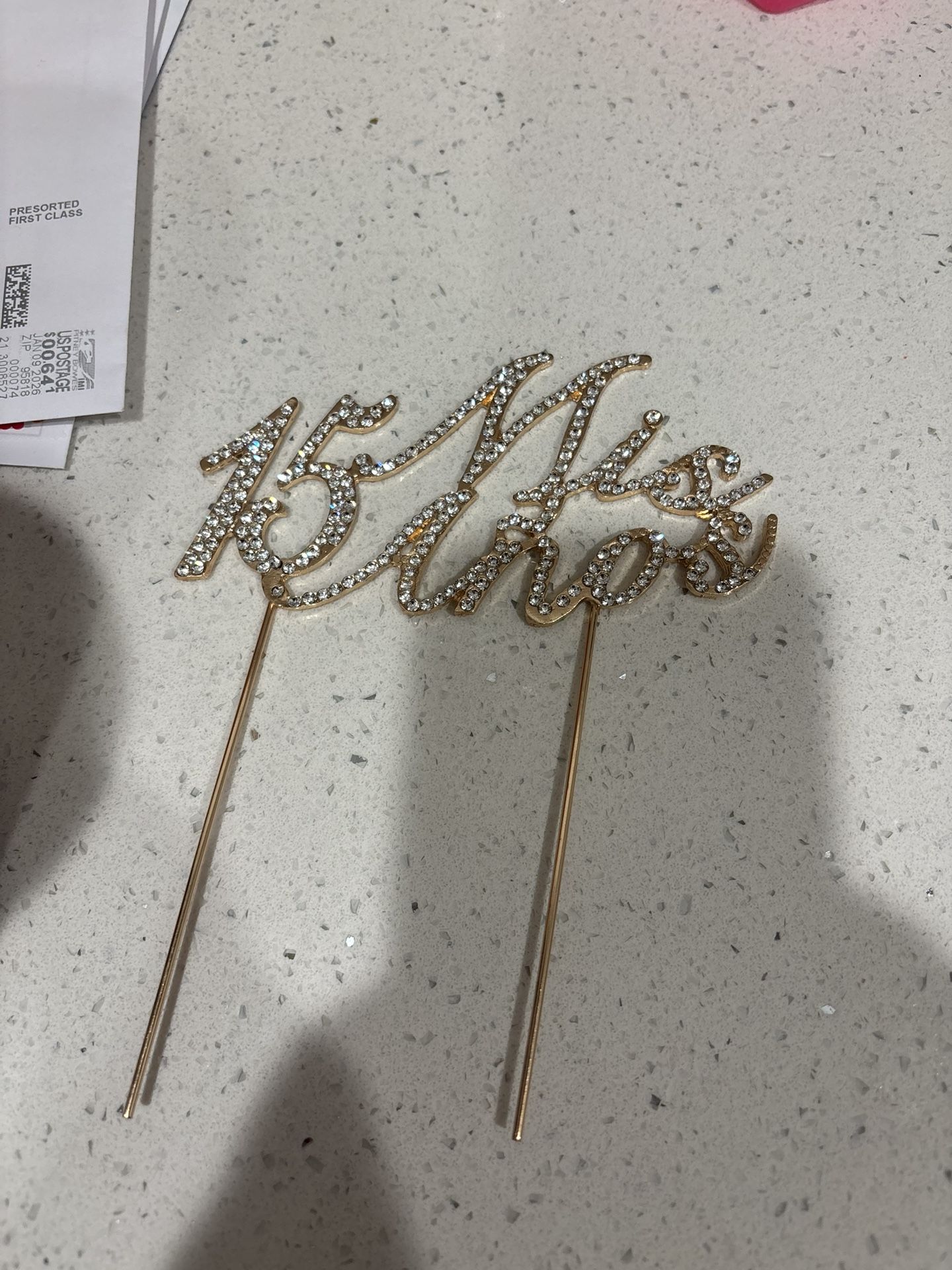 Mis 15 Años Cake Topper