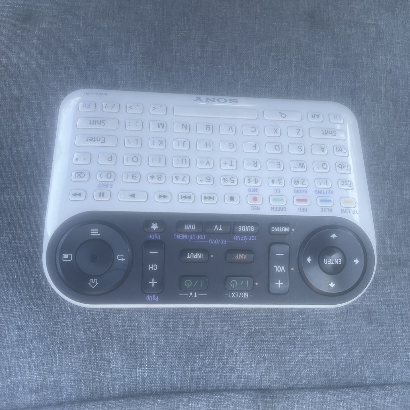 Sony NSG-MR1リモートコントロール　グーグルTV用 Sony NSG-MR1 Google Smart Keyboard Remote Control For Smart