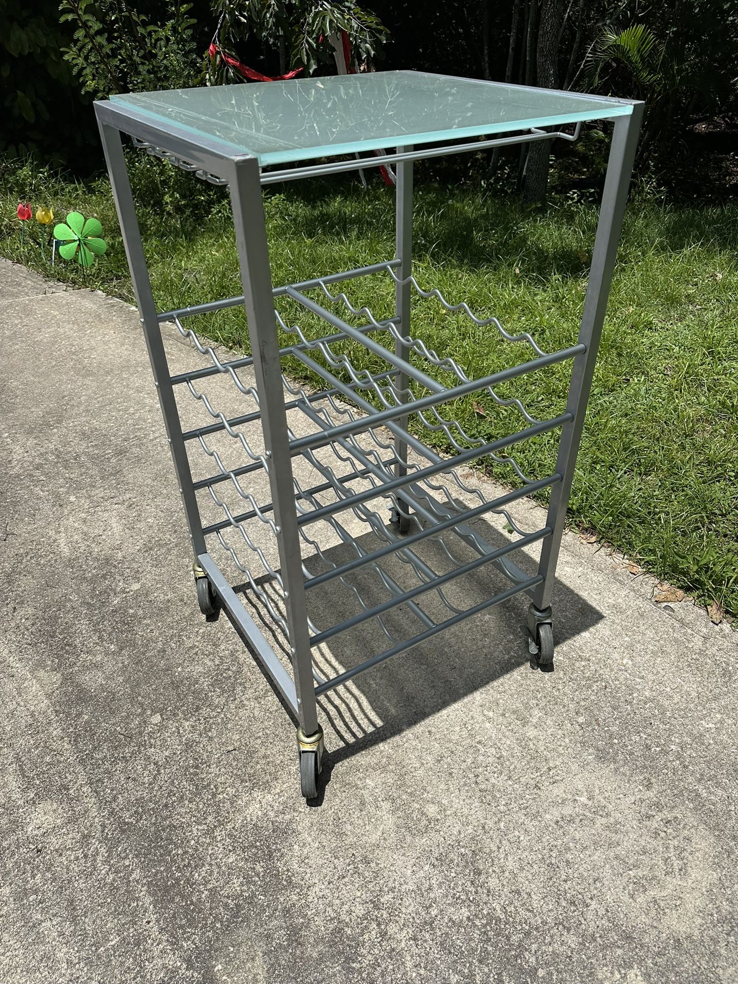 Rolling Wine Rack