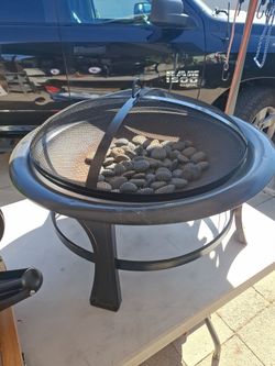 Fire pit.