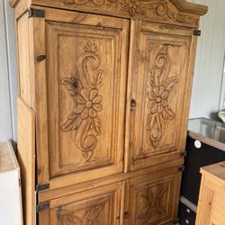 Armor . Storage,TV stand Or Closet . Beautiful rustic look