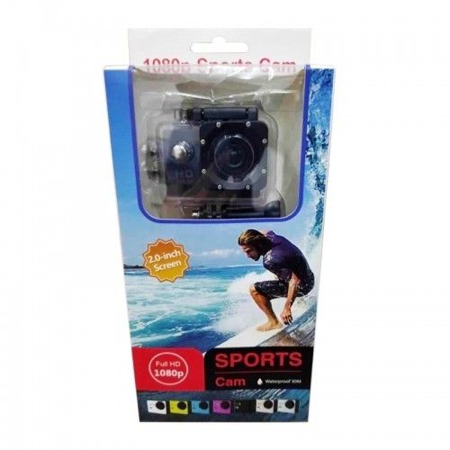 Sports Cam 1080P Full HD 2.0 Inch Screen Waterproof 30M Action Camera Black NEW