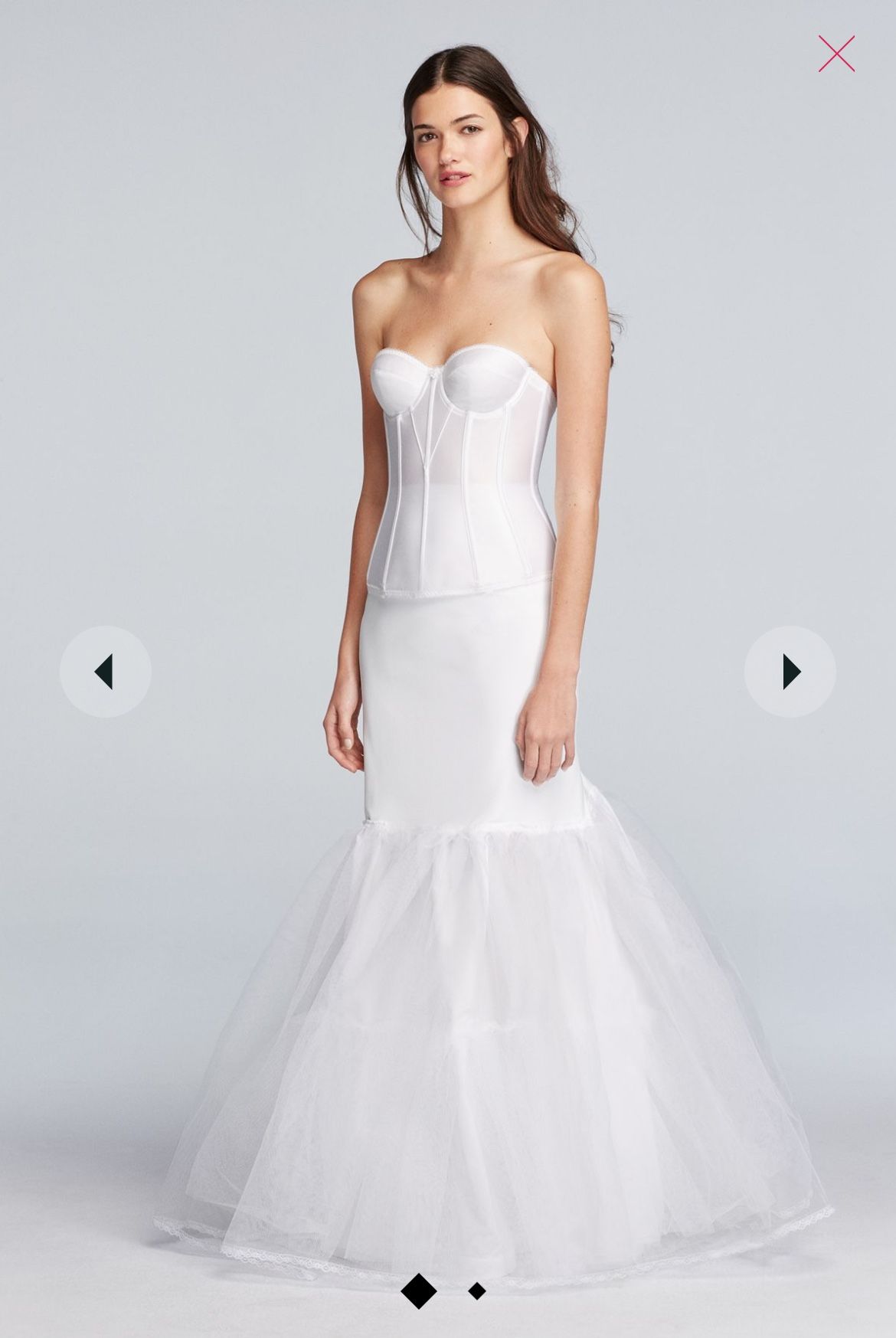 FREE - A-line silhouette slip Davids Bridal