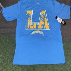 2, 10-12 Size LA Chargers Shirts youth 