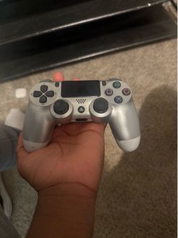 Grey and black ps4