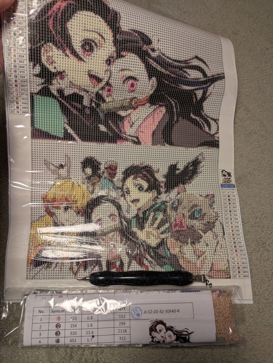 New Diamond Art Kit Anime