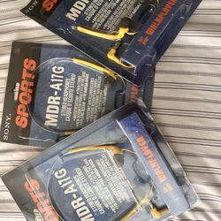 Sony Sports MDRA17G 3.5mm Over The Head Stereo Headphones iPod Mp3 CD Player