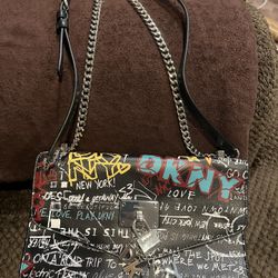 DKNY Graffiti Crossbody Bag