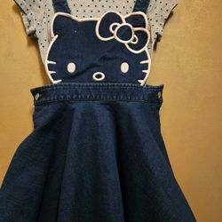 Hello Kitty 2 Piece Jumper Skirt Set