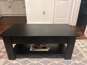Black table