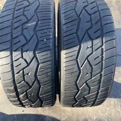 P265/40/R22      Only Two Tires      Nitto Brand 