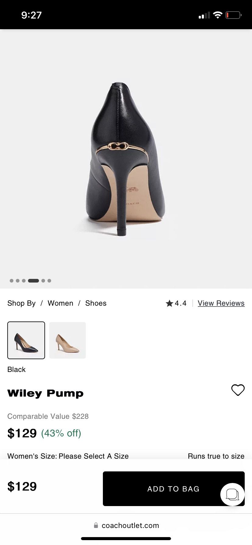 Brand New Wiley Pump Coach heels