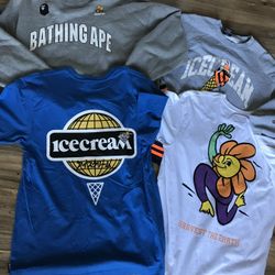 Billionaire Boys Club Bape Ice Cream Lot 5 Items Like New Clothing 