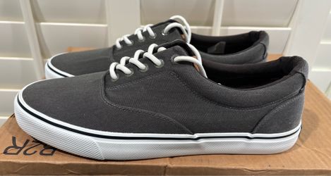 New Izod Rangley Men's Lace Up Gray Casual Canvas Shoes (Men’s Size 11) - $20