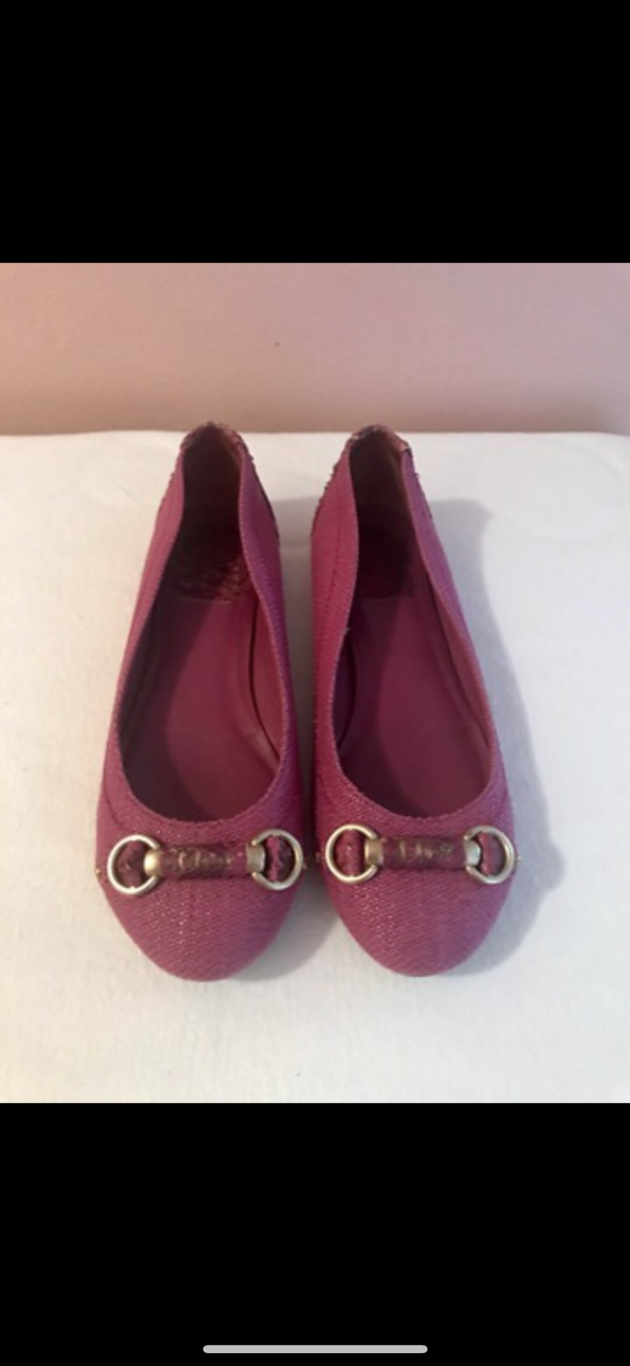 DIOR, BALLERINAS; SHOES SIZE 6