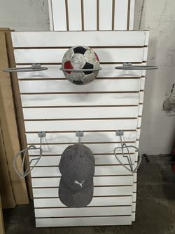 Ball/Cap Slatwall Displays Stands