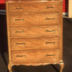 French Antique Highboy Dresser 