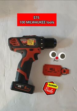 MILWAUKEE drills batteries tools impacts grinder inverter