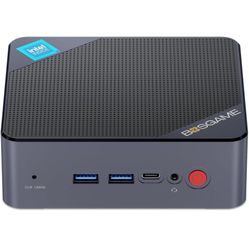 Mini PC N100, Intel 12th Mini Computers| 16GB DDR4 RAM| 512GB M.2 2280 SSD| 4K 60HZ Triple Displays by Dual HDMI+Type-C, 6W TDP Quiet Mini PC, WIFI5, 