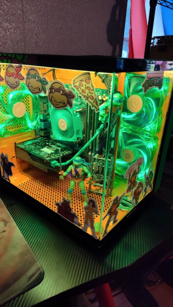 Teenage Mutant Ninja Turtles TMNT Theme Gaming PC / Emulation Station
Snes , N64 , GameCube , PS2 , PSP , Switch Emulators installe