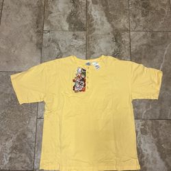 Vintage Disney Store Embroidered Henley T-Shirt 7 Dwarfs Size X-Large  