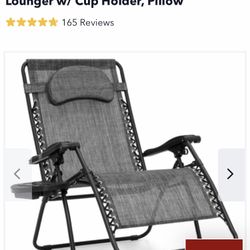 Oversized Reclining Zero Gravity Chair