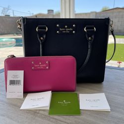 Kate Spade Purse & Matching Wallet
