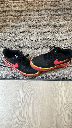 Air Force 1 black gum bottom size 7 multicolor personalized