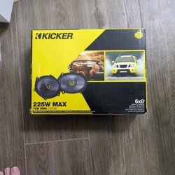 New Kicker 225W Max Coaxial Speakers