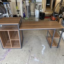 Office Desk With Cubbies 