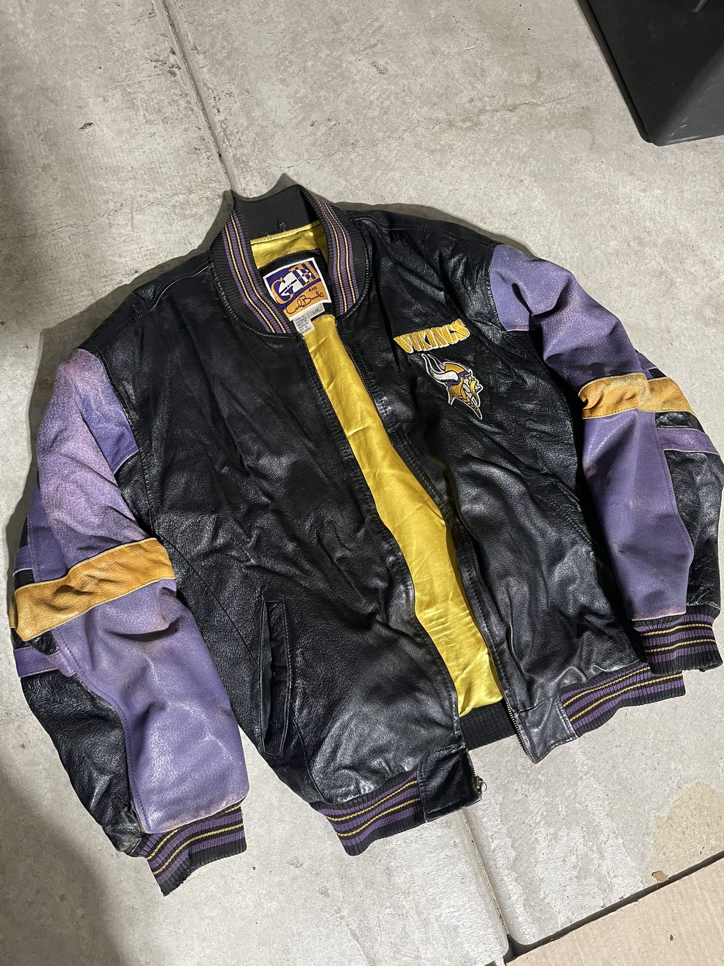 Vintage Size Large Vikings Letterman’s Jacket