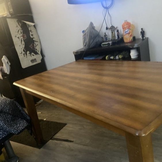 Brown Kitchen Table NEEDS GONE