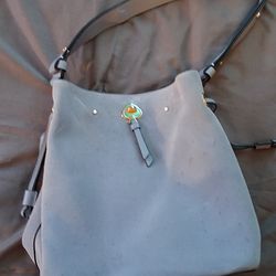 Tiffany Blue Suede Kate Spade Handbag