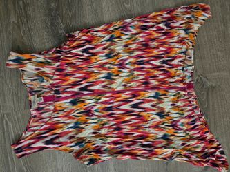 St. John's Bay Colorful Ikat Tank Top