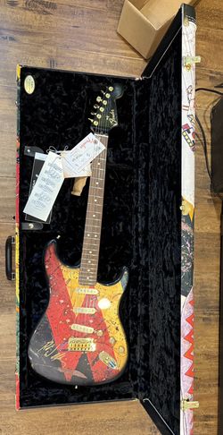 Rare Fender Robert Williams Autographed Guitar
