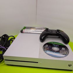 Microsoft Xbox One S 1TB Console - White 1681 Used Tested Working