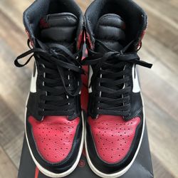 Jordan 1 High OG Bred Toe SZ 12
