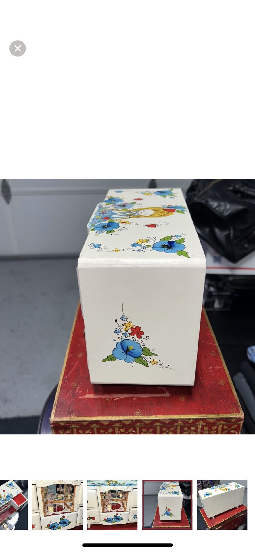 Vintage 70's/80's Floral Wind Up Music box With Ballernia! for Sale in  Thousand Oaks, CA - OfferUp