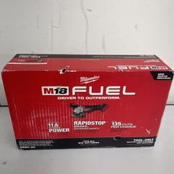 Milwaukee 4-1/2  /5” Grinder Model 2880-20 Tool Only No Battery Included, Open Box 