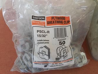 Plywood Sheathing Clips