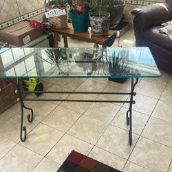 Glass Accent Table