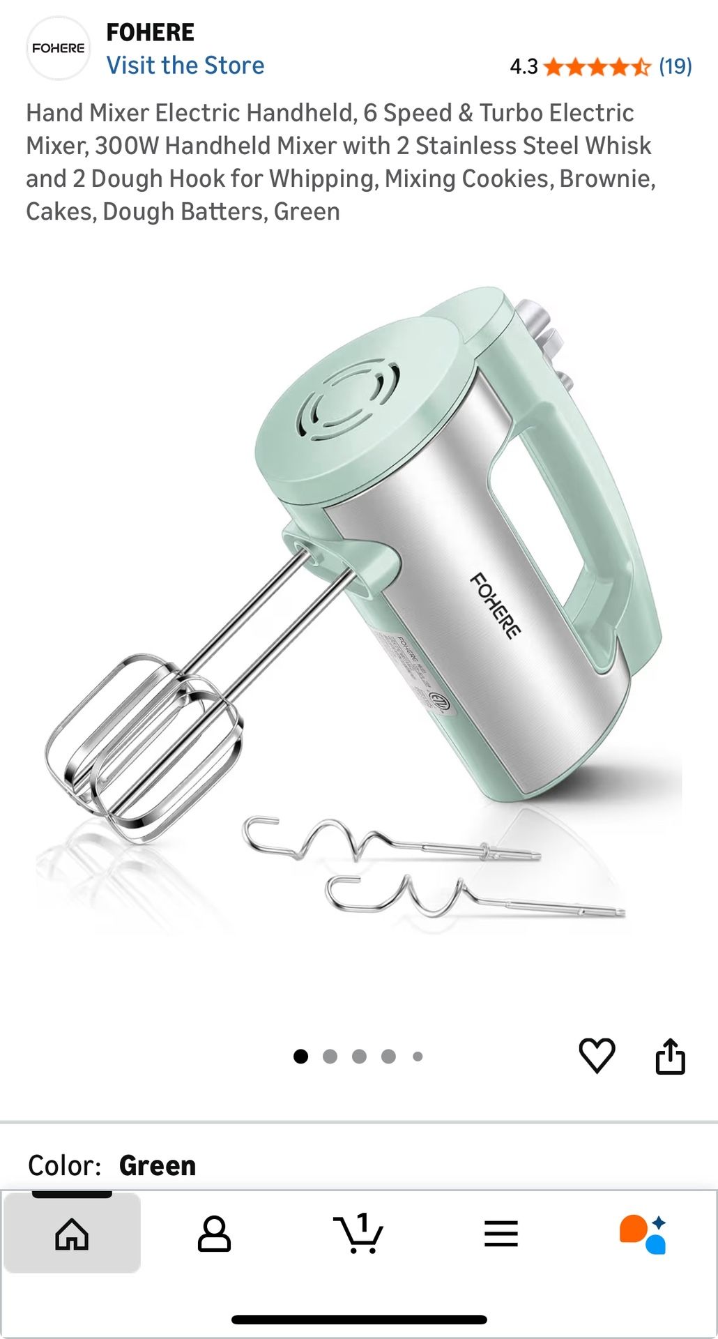 Fohere Hand Mixer